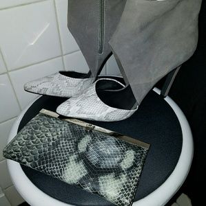 Steve Madden Vyceroyy Heels + Clutch